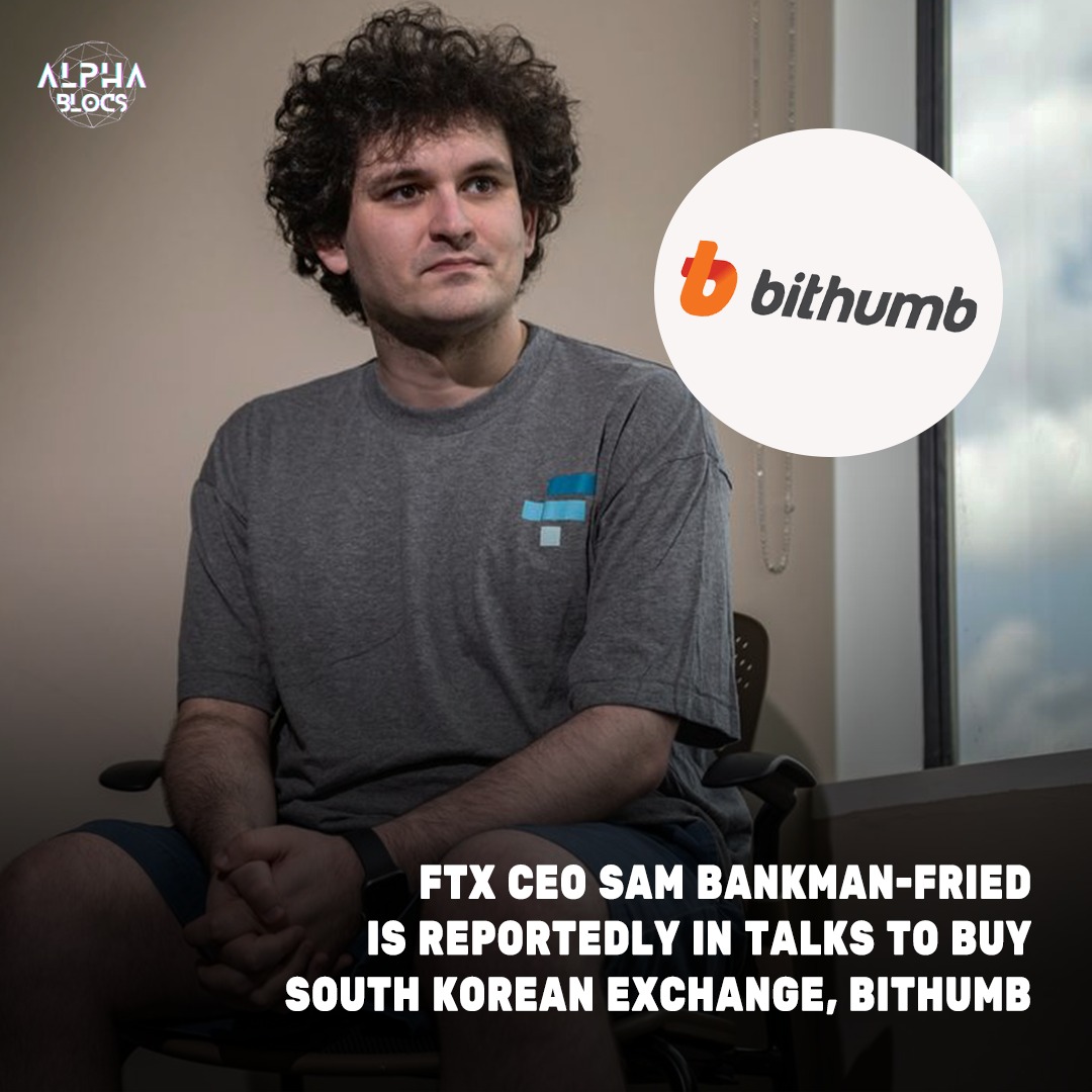  FTX In Talks To Buy South Korean Exchange Bithumb!