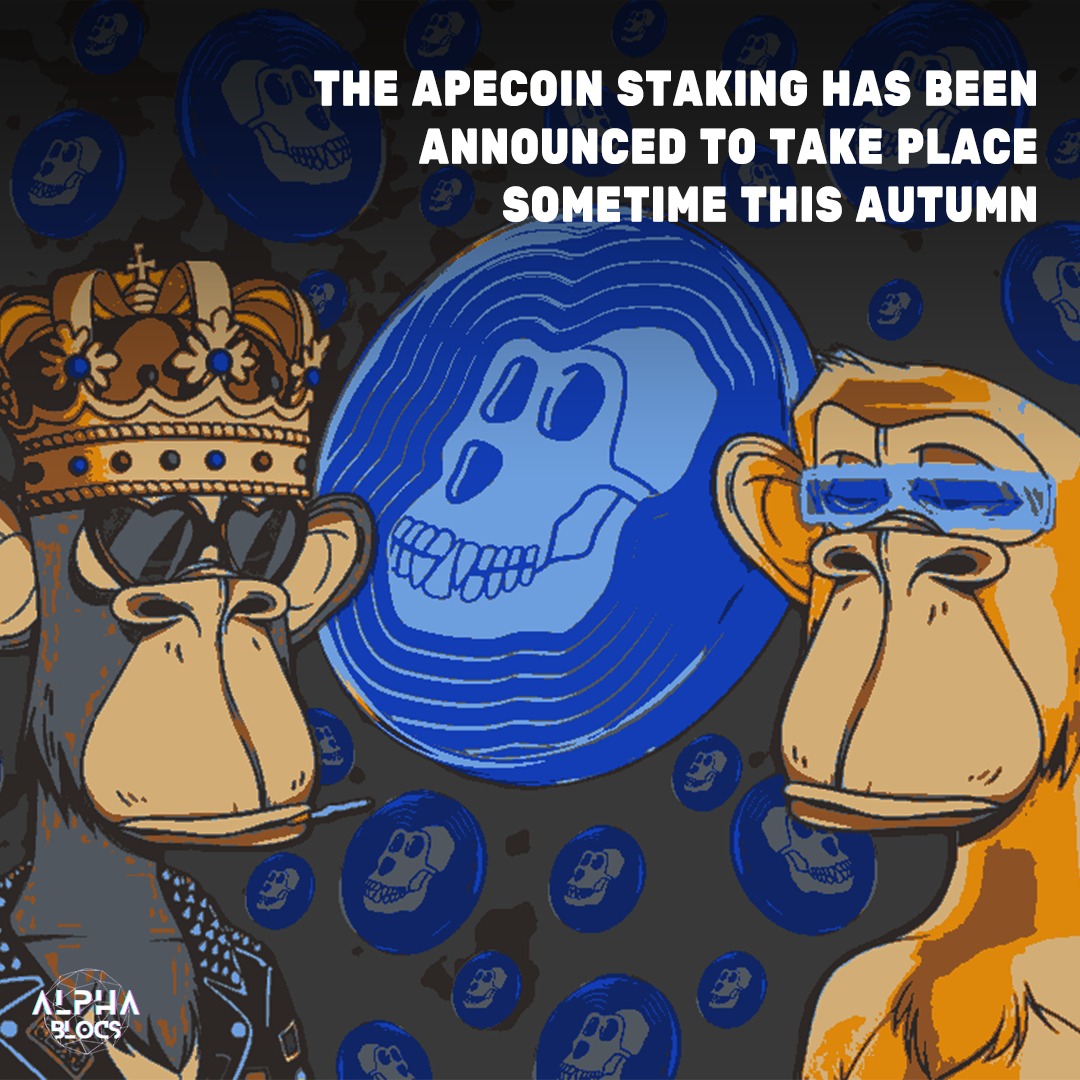  ApeCoin Staking Will be Ready this Autumn!
